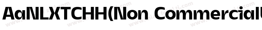 AaNLXTCHH(Non CommercialUse)字体转换